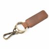 2 PCS Handmade Crazy Horse Leather Retro Keychain Car Couple Keychain