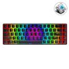 T8 68 Keys Mechanical Gaming Keyboard RGB Backlit Wired Keyboard, Cable Length:1.6m