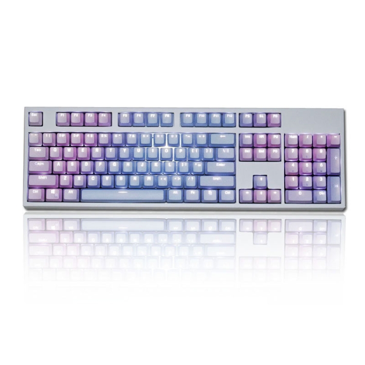 104 Keys Light-transmitting Dip-dyed Keycaps