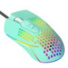 LEAVEN S50 6Keys Macro Definition Programmable RGB Lighted Gaming Wired Mouse, Cable Length: 1.5m