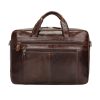 Men Retro Oil Wax Leather Handbag 17 Inch Computer Bag Shoulder Diagonal Briefcase