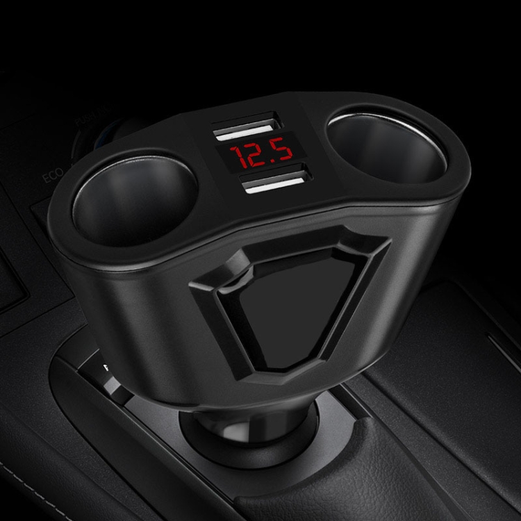 3.1A Dual USB Digital Display Multi-Function Driving Recorder Universal Automotive Charger