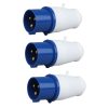 Industrial Plug IP44 Waterproof Aviation Connection Plug, Style: