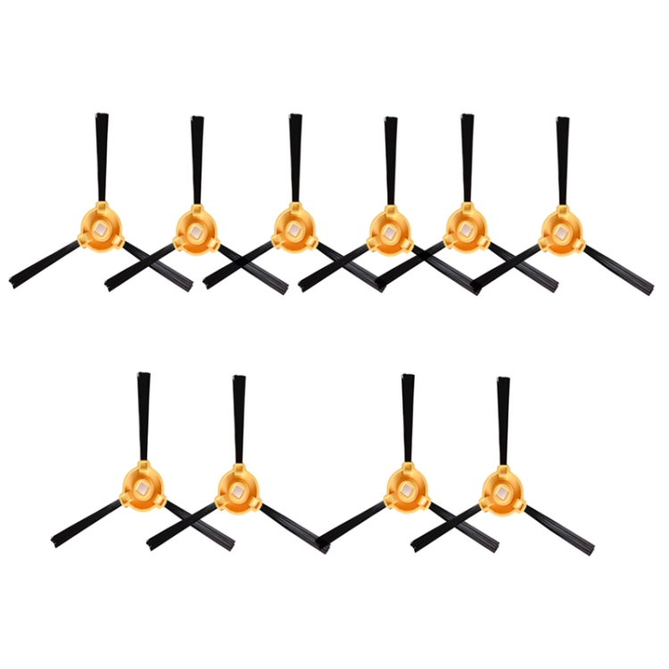 For ECOVACS N79S / DN620 / 500 4pairs Side Brushes+ 6pcs Filters+Roller Brush