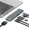 TYPE-C To 4K HDMI HUB Docking Station TF/SD Card Reader For MacBook Pro