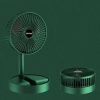 Portable Folding Fan  Retractable Floor Standing Fan,Style: