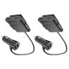 2PCS QC3.0 Four Ports Fast 5V 8A Car Charger Back Seat Charger