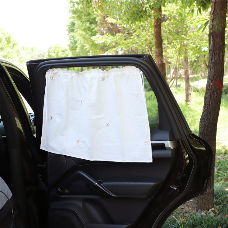 Car Window Summer Heat Insulation Sunshade Curtain Cotton Sun Block