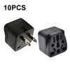 10 PCS WY-6 10A 250V Porous US Conversion Plug