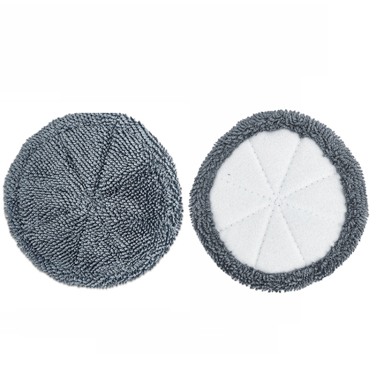 For ECOVACS DEEBOT N9+ 2pcs Robot Vacuum Cleaner Steam Mop Cloth,Style： Gray Rag
