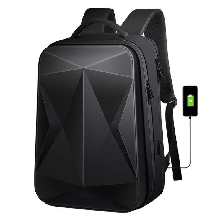 160 Large Capacity ABS Waterproof Laptop Backpack with USB Charging Port
