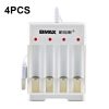 4 PCS BMAX B-04 AAA/AA 1.2V Battery 4 Slot USB Charger