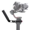 For DJI Ronin RS3 Pro Adjustable Angle Aluminum Alloy Handle Stabilizer