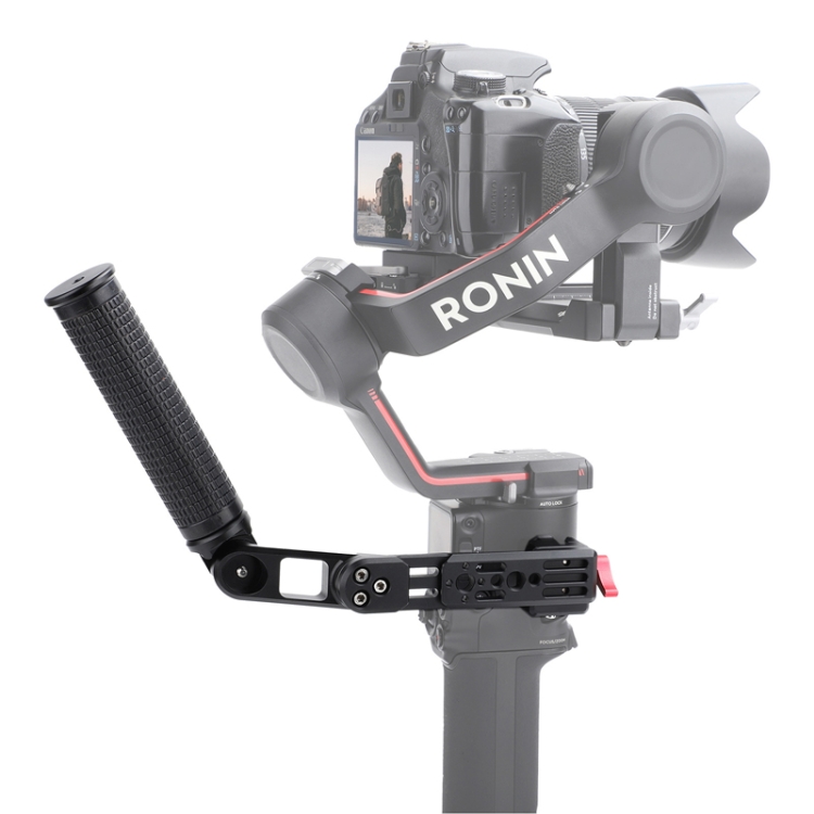For DJI Ronin RS3 Pro Adjustable Angle Aluminum Alloy Handle Stabilizer