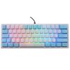 ZIYOULANG K61 62 Keys Game RGB Lighting Notebook Wired Keyboard, Cable Length: 1.5m