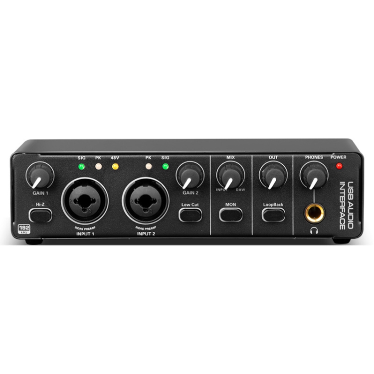 SK-1 USB Computer Driver-free Recording Sound Card Instrument Arranger Mixer