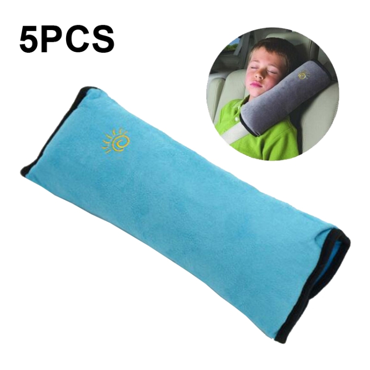 5 PCS Children Car Seat Belt Protective Cover Thickened Plush Shoulder Pillow