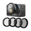 For DJI OSMO Action 3 / 4  TELESIN ND CPL Filter Set Aluminium Alloy Frame Lens