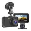 C900 3 Inch 1080P HD Dual-lens Motion Detection Driving Recorder