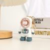 6092 Cartoon Astronaut Fan With Lanyard Portable Mini USB Charging Fan