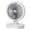 USB Lighting Fan Home Rotatable Dressing Table Fill Light Small Fan