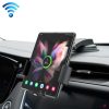 For Samsung Galaxy Z Fold4 / 3 S10 Folding Screen Mobile Phone Vehicle Bracket Dual Coil Wireless Charger