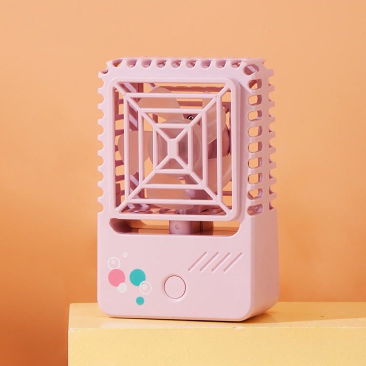 820 Mini Desktop USB Charging Fan Handheld Portable Dormitory Square Small Fan
