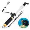 Transparent Retractable Selfie Stick Buoyancy Stick for Gopro Hero11 Black / HERO10 Black / HERO9 Black /HERO8 / HERO7 /6 /5 /5 Session /4 Session /4 /3+ /3 /2 /1