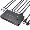 KVM201TCC 2 X Type-C/USB-C Input 2 In 1 Out 4K 60HZ KVM HD Switcher