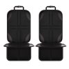 2pcs Child Car Seat Protector Non-Slip Base Material + Waterproof 600D Fabric