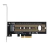 2pcs M.2 Riser Card NVMe SSD to PCI-E X4 4.0 GEN4