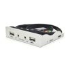 3.5-Inch  2 USB 2.0+HD AUDIO Port Desktop PC Case Floppy Drive Front Panel