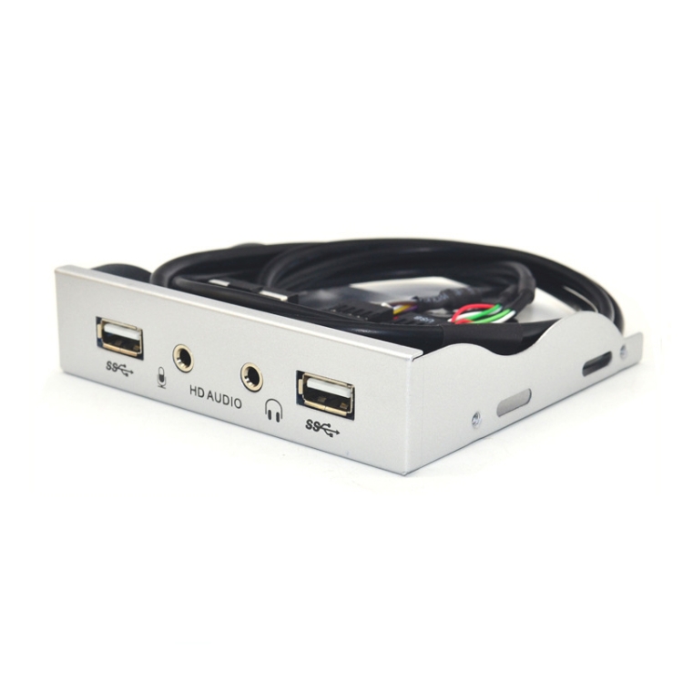 3.5-Inch 2 USB 2.0+HD AUDIO Port Desktop PC Case Floppy Drive Front Panel