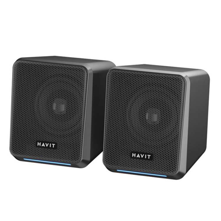 Havit A20 Plus Colorful Ambient Light Wired Computer Audio Stereo Surround Sound Speaker