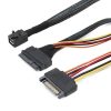 Mini SAS 36P HD8643 To MINI SAS 8639+ 15P Power Hard Drive Data Cable