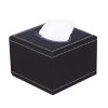 Hotel Restaurant Leather Square Paper Box Car Tissue Box