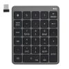 KN-980 28 Keys Portable Wireless Digital Quiet Keypad Computer External Digital Password Keypad