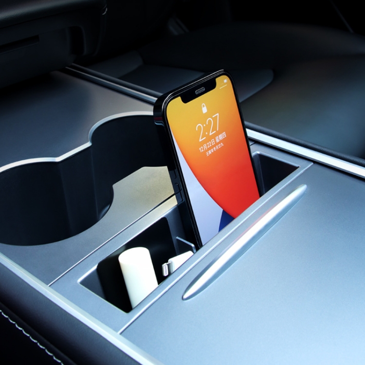 For Tesla Model 3/Y Mobile Phone Storage Box