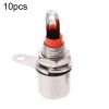 10pcs Small RCA Soldered Lotus Master AV Socket Audio Connector