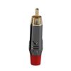 Pure Copper Soldered RCA Male Audio/Video Plug Assembled With AV Lotus Connector
