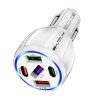 3USB+2PD 75W Dual Line Car Mobile Phone Fast Charging Charger