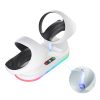 For PS VR2 Controller iplay Colorful Light Charging Base Magnetic Charging Dock