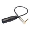 0.3m 90 Degree 3.5mm Stereo TRS Male to XLR 3Pin Male Audio Cable