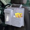 Felt Car Storage Bag Car Back Seat Hanging Organizer Bag