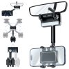 Car Rearview Mirror Phone Holder 360 Degree Rotation Smartphones Stand