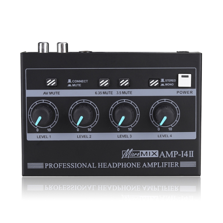 Mini HIFI 8-channel Monitoring Portable Headphone Amplifier Distributor
