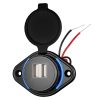 Dual USB 12V/24V Waterproof Modified Car Charger
