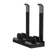 Dual-Purpose Laptop Vertical Stand Storage Rack Desktop Heightening Cooling Base