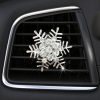 Rhinestone Metal Snowflake Car Air Vent Aromatherapy Decorative Clip