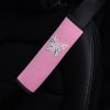Car Seat Belt Cover Diamond Butterfly Shoulder Strap Cushion Cover